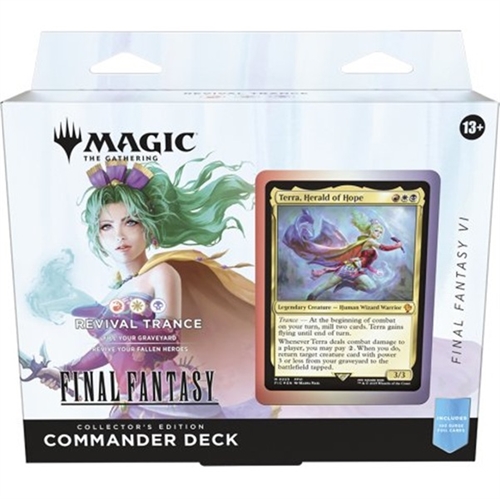 Final Fantasy - Collector Commander deck - Revival Trance FF6 - Magic the Gathering